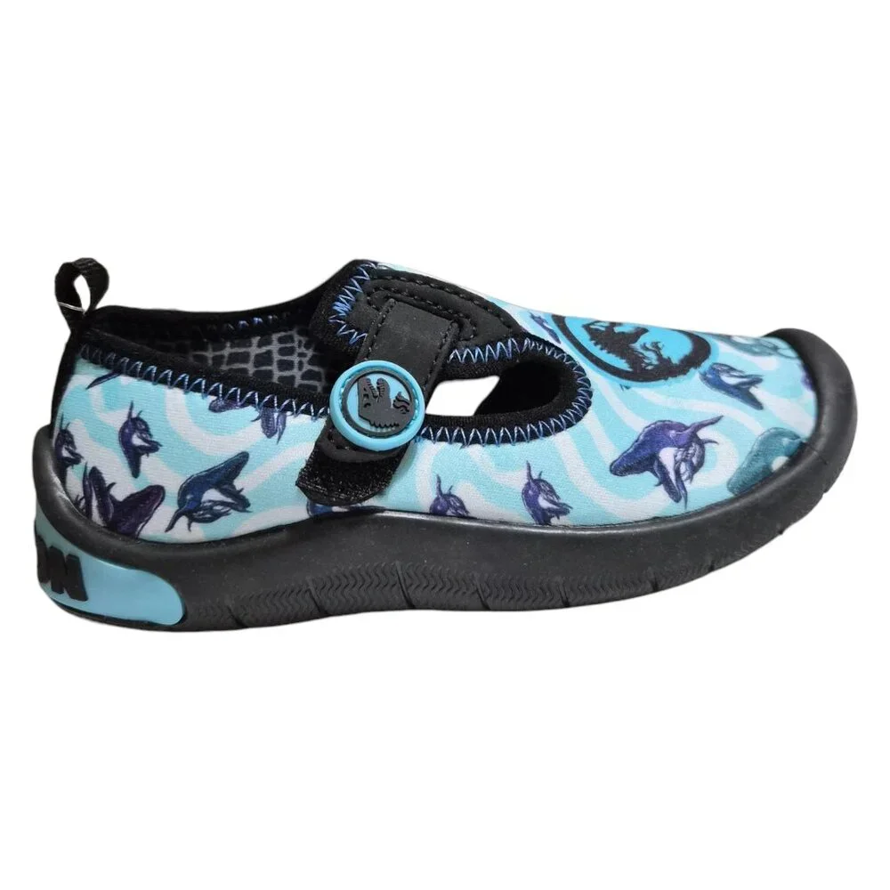 Jurassic World Little Kids Water Shoes Size 5/6, 13/1 Rubber Sole Stretch
